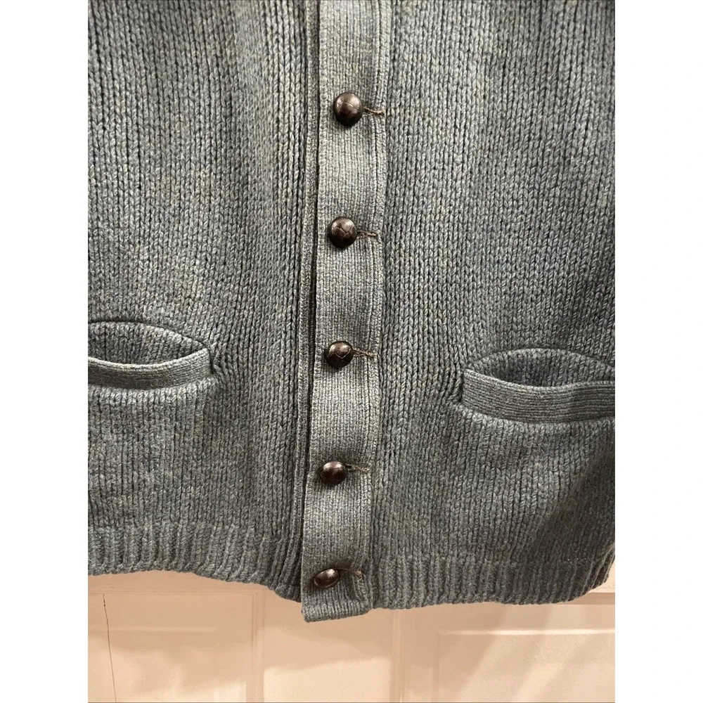 Vintage 1950s M Manhattan Mohair Blend Cardigan Sweater USA HTF Prop Classic - Picture 4 of 11